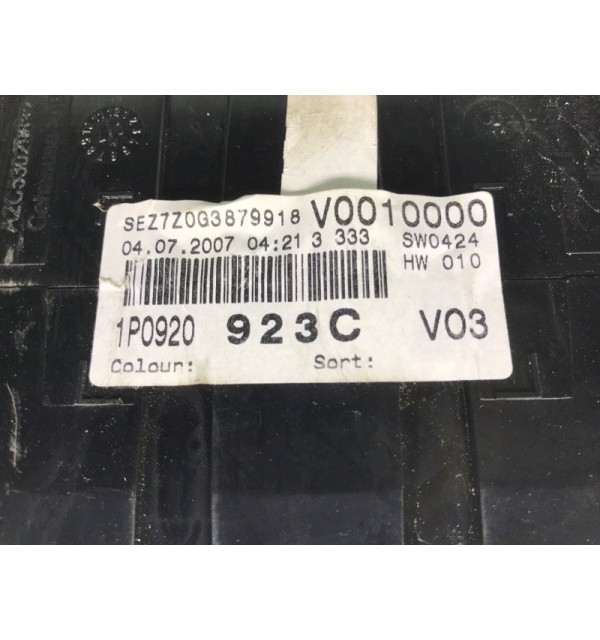 Щиток приборов (приборная панель) бу для Seat Leon  1.9 TDi,  2007 г. бу контрактные купить в Спб