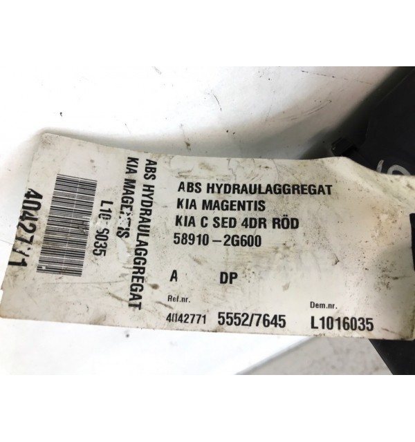 Блок ABS бу для Kia Magentis  2.0 i,  2007 г. бу контрактные купить в Спб
