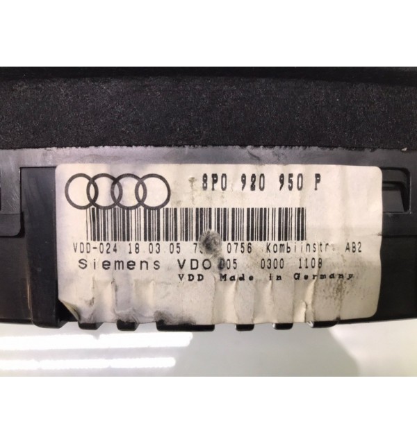 Щиток приборов (приборная панель) бу для Audi A3 8P 1.6 FSI,  2005 г. бу контрактные купить в Спб