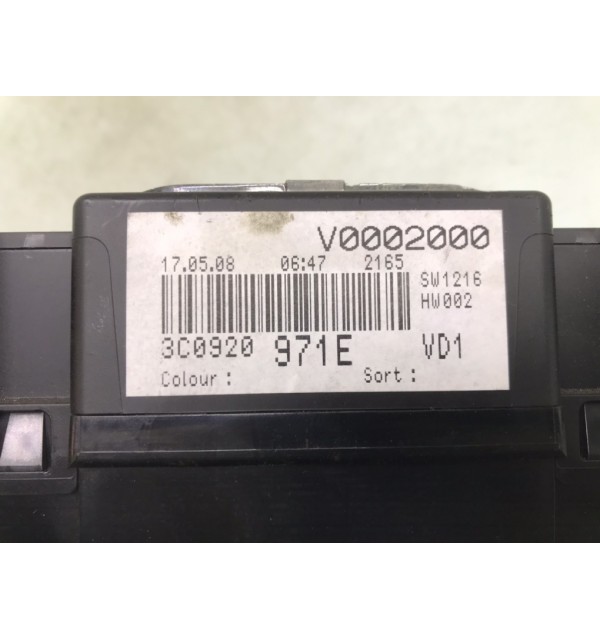 Щиток приборов (приборная панель) бу для Volkswagen Passat B6 1.9 TDi,  2008 г. бу контрактные купить в Спб