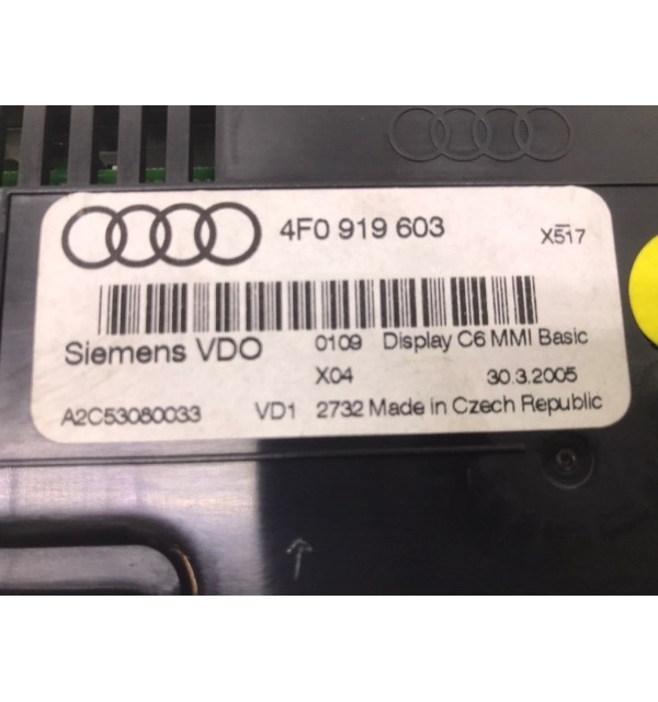 Дисплей бу для Audi A6 C6 2.0 TDi,  2005 г. бу контрактные купить в Спб