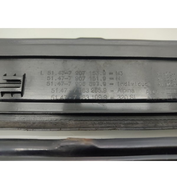 Накладка на порог бу для BMW 3 E90/E91/E92/E93 2.0 i,  2007 г. бу контрактные купить в Спб
