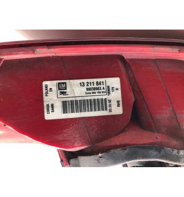 Фонарь задний правый бу для Opel Corsa D 1.0 i,  2009 г. бу контрактные купить в Спб
