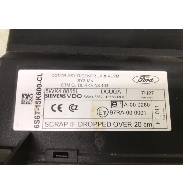 Блок комфорта бу для Ford Fiesta  1.6 TDCi,  2007 г. бу контрактные купить в Спб