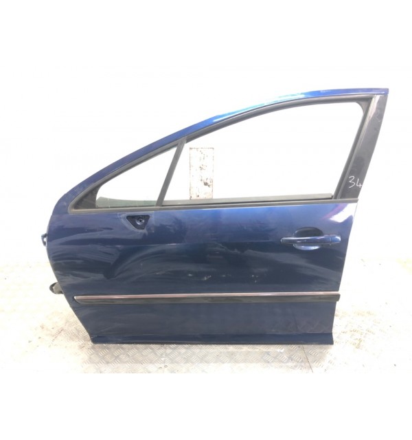 Дверь передняя левая бу для Peugeot 407  2.0 HDi,  2006 г. бу контрактные купить в Спб