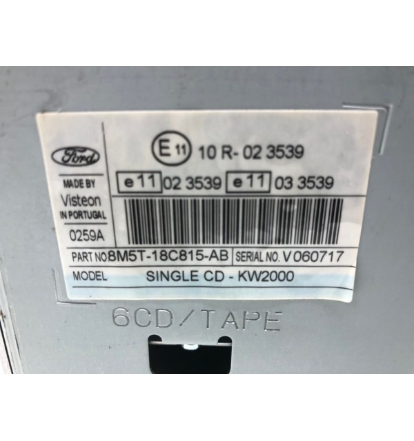 Магнитола бу для Ford Focus 2 1.6 TDCi,  2008 г. бу контрактные купить в Спб