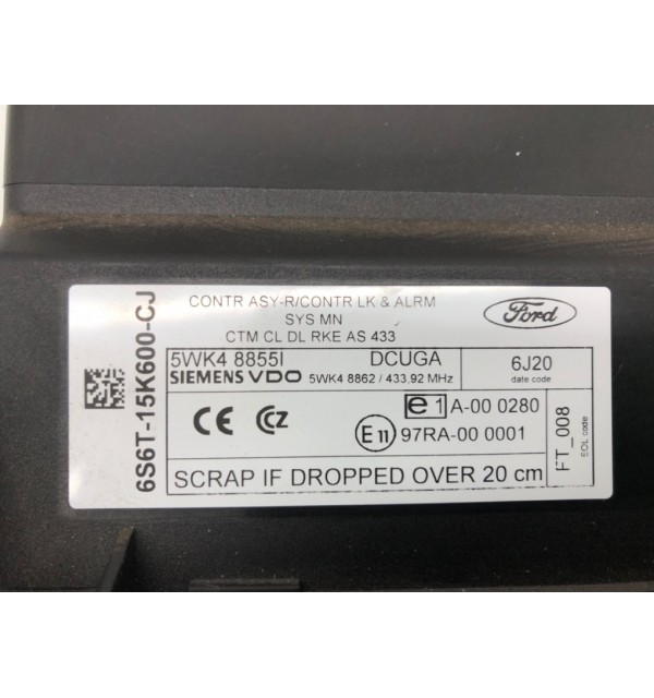 Блок управления двери бу для Ford Fiesta 5 1.3 i,  2006 г. бу контрактные купить в Спб