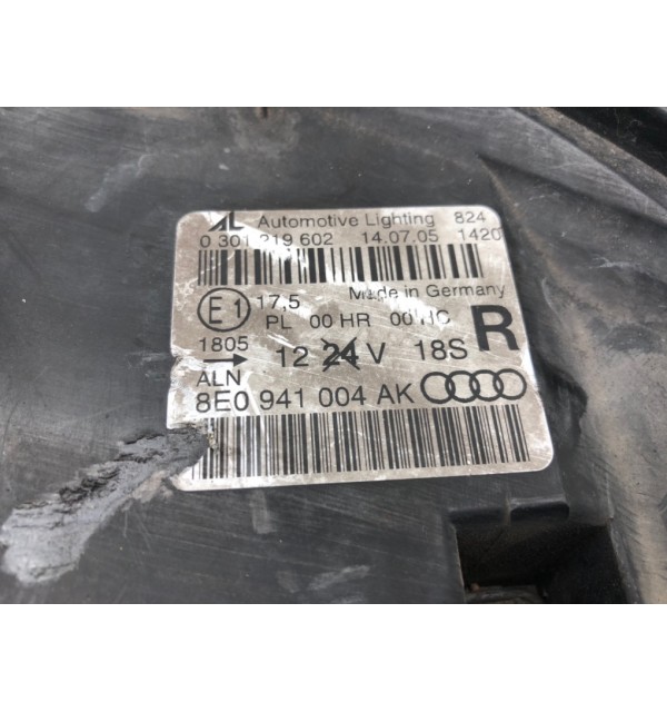 Фара левая бу для Audi A4 B7 2.0 TDi,  2005 г. бу контрактные купить в Спб