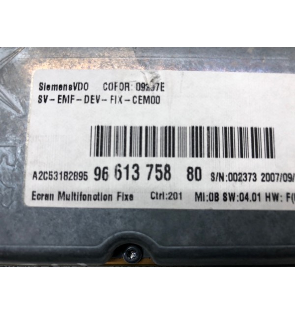 Дисплей бу для Peugeot 407  2.0 HDi,  2007 г. бу контрактные купить в Спб