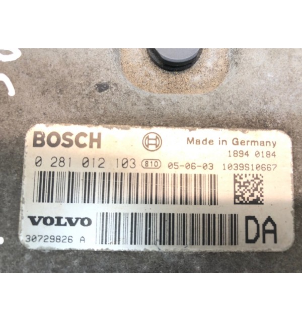Блок управления двигателем бу для Volvo S60  2.4 D5,  2005 г. бу контрактные купить в Спб