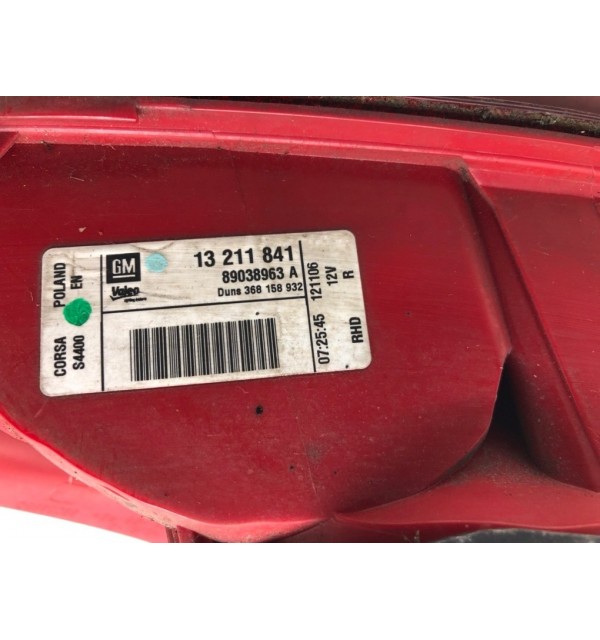 Фонарь задний правый бу для Opel Corsa D 1.0 i,  2006 г. бу контрактные купить в Спб