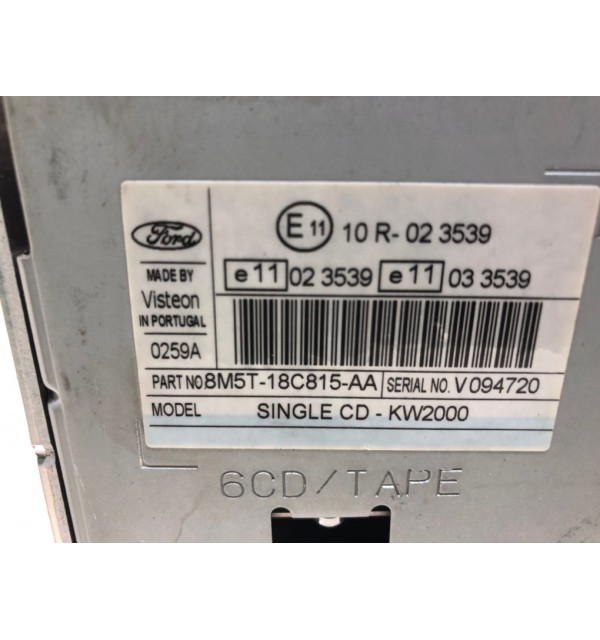Магнитола бу для Ford Focus 2 1.6 i,  2008 г. бу контрактные купить в Спб