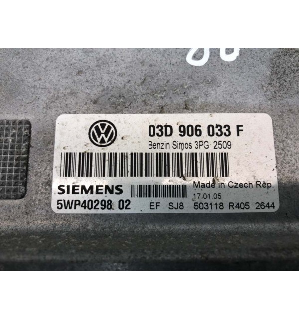 Блок управления двигателем бу для Volkswagen Polo  1.2 i,  2005 г. бу контрактные купить в Спб