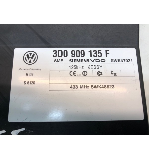 Блок управления центральным замком бу для Volkswagen Touareg  4.2 i,  2003 г. бу контрактные купить в Спб