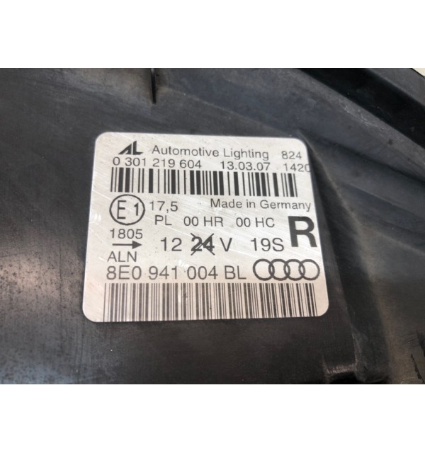 Фара правая бу для Audi A4 B7 2.0 TDi,  2007 г. бу контрактные купить в Спб