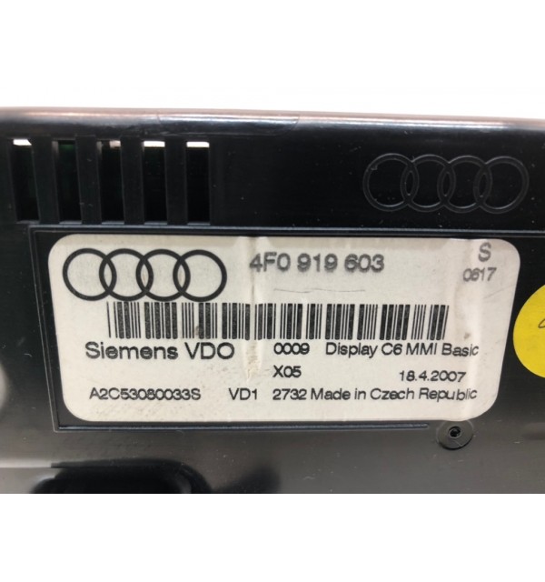 Дисплей бу для Audi A6 C6 2.0 TDi,  2007 г. бу контрактные купить в Спб