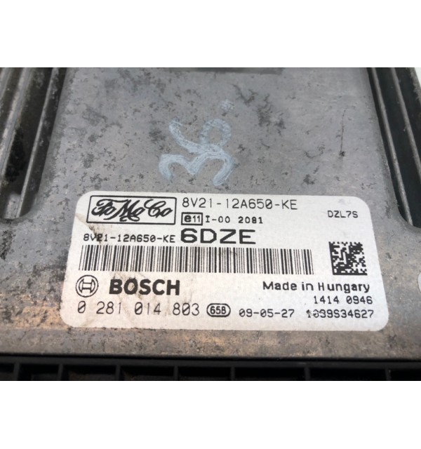 Блок управления двигателем бу для Ford Fiesta 6 1.6 TDCi,  2009 г. бу контрактные купить в Спб
