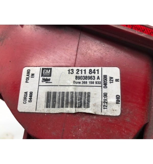 Фонарь задний правый бу для Opel Corsa D 1.3 CDTi,  2008 г. бу контрактные купить в Спб