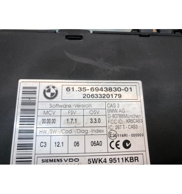 Замок зажигания бу для BMW 3 E90/E91/E92/E93 2.0 TD,  2006 г. бу контрактные купить в Спб