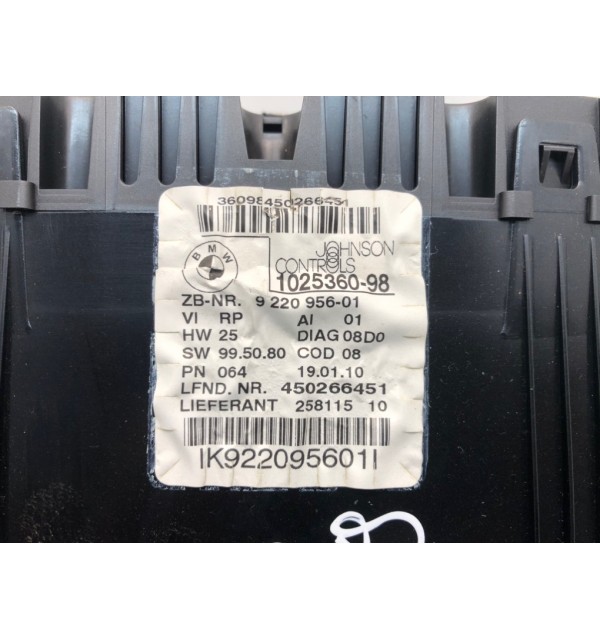 Щиток приборов (приборная панель) бу для BMW 3 E90/E91/E92/E93 2.0 i,  2010 г. бу контрактные купить в Спб