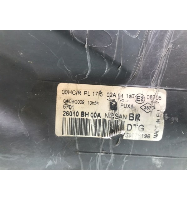 Фара правая бу для Nissan Note E11 1.6 i,  2009 г. бу контрактные купить в Спб