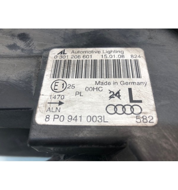 Фара левая бу для Audi A3 8P 2.0 TDi,  2008 г. бу контрактные купить в Спб