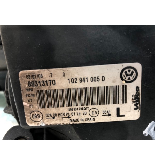 Фара левая бу для Volkswagen EOS  2.0 TDi,  2008 г. бу контрактные купить в Спб