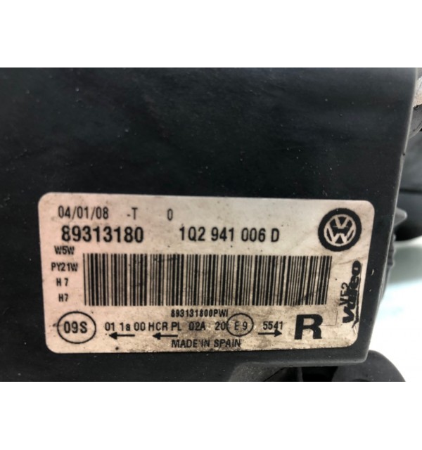 Фара правая бу для Volkswagen EOS  2.0 TDi,  2008 г. бу контрактные купить в Спб