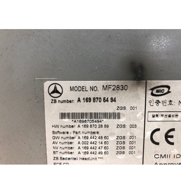 Магнитола бу для Mercedes B W245 2.0 CDi,  2008 г. бу контрактные купить в Спб