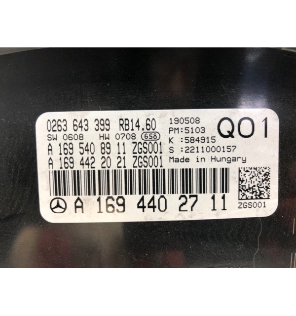 Щиток приборов (приборная панель) бу для Mercedes B W245 2.0 CDi,  2008 г. бу контрактные купить в Спб
