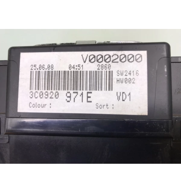 Щиток приборов (приборная панель) бу для Volkswagen Passat B6 2.0 TDi,  2008 г. бу контрактные купить в Спб