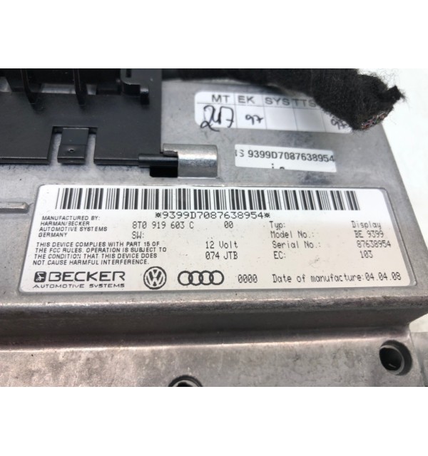 Дисплей бу для Audi A4 B8 2.0 TDi,  2008 г. бу контрактные купить в Спб