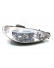 Фара правая бу для Peugeot 206  1.4 i,  2005 г. бу контрактные купить в Спб