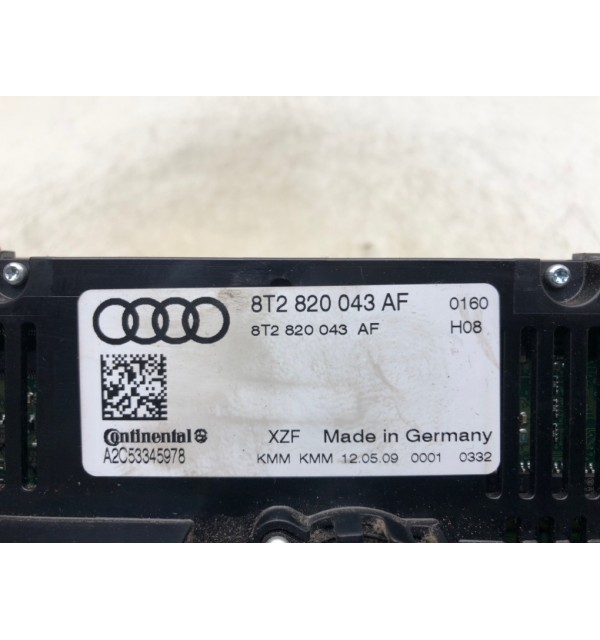 Блок управления печки/климат-контроля бу для Audi A4 B8 2.0 TDi,  2009 г. бу контрактные купить в Спб