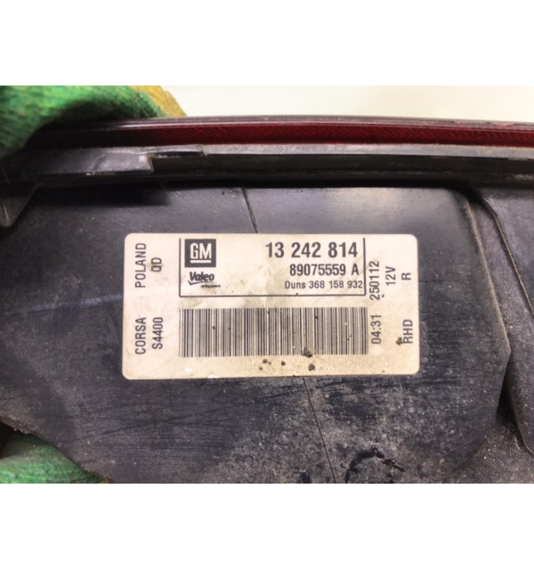 Фонарь задний правый бу для Opel Corsa D 1.3 CDTi,  2012 г. бу контрактные купить в Спб