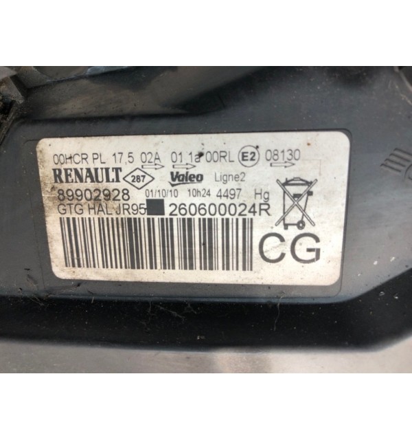Фара левая бу для Renault Scenic 3 1.5 DCi,  2010 г. бу контрактные купить в Спб