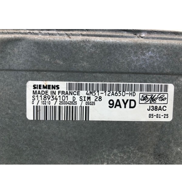 Блок управления двигателем бу для Ford Focus 2 1.6 i,  2005 г. бу контрактные купить в Спб