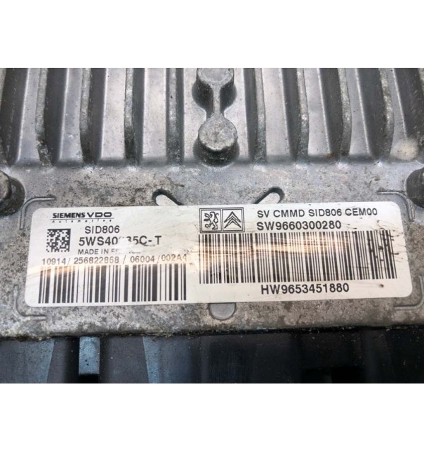 Блок управления двигателем бу для Citroen C2  1.4,  2006 г. бу контрактные купить в Спб