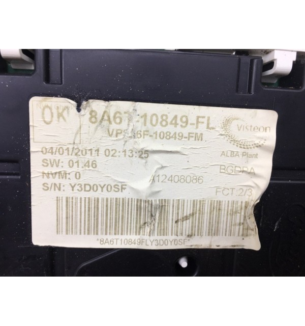 Щиток приборов (приборная панель) бу для Ford Fiesta  1.6 i,  2011 г. бу контрактные купить в Спб