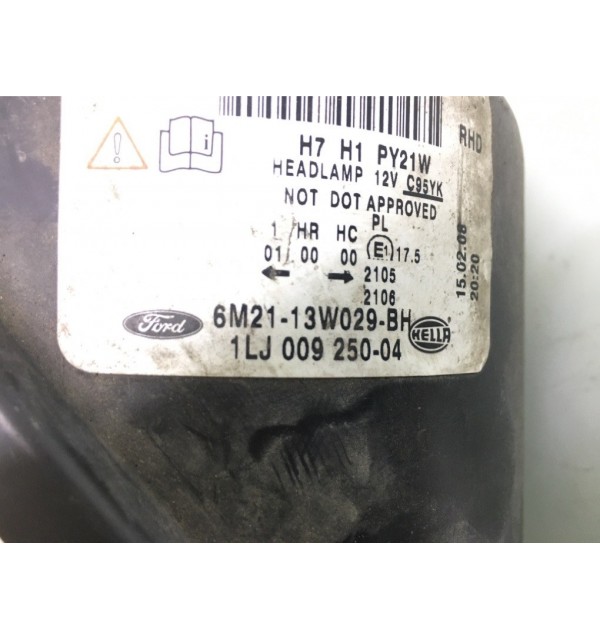 Фара правая бу для Ford S-Max  2.0 TDCi,  2008 г. бу контрактные купить в Спб