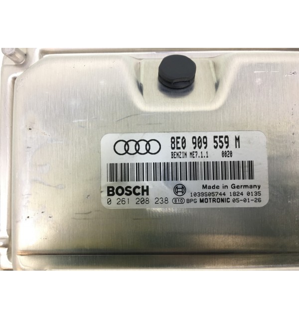 Блок управления двигателем бу для Audi A4 B6 3.0 i,  2005 г. бу контрактные купить в Спб