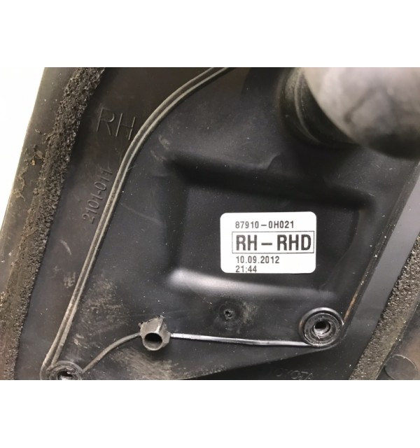 Зеркало наружное правое бу для Toyota Aygo  1.0 i,  2012 г. бу контрактные купить в Спб