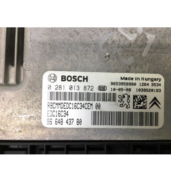 Блок управления двигателем бу для Citroen Berlingo  1.6 HDi,  2010 г. бу контрактные купить в Спб
