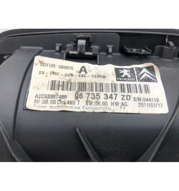 Дисплей бу для Peugeot 308 T7 1.6 HDi,  2011 г. бу контрактные купить в Спб