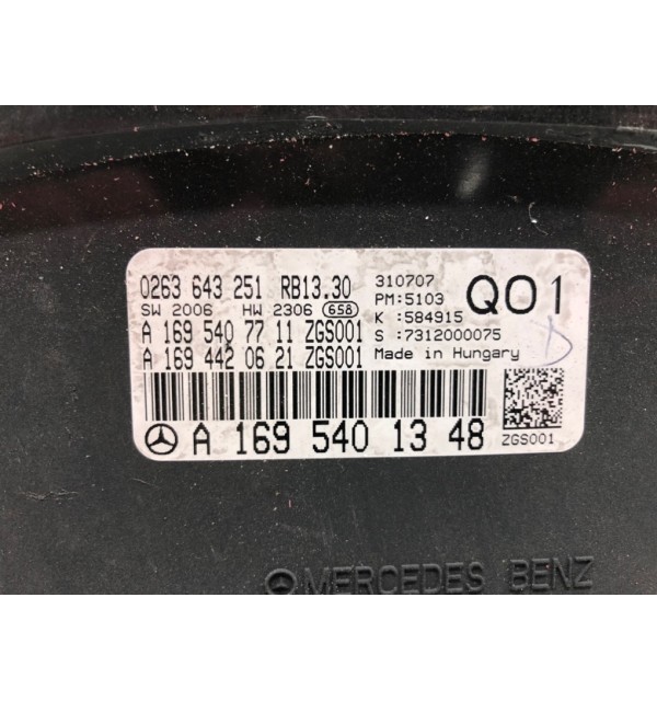 Щиток приборов (приборная панель) бу для Mercedes B W245 2.0 CDi,  2007 г. бу контрактные купить в Спб