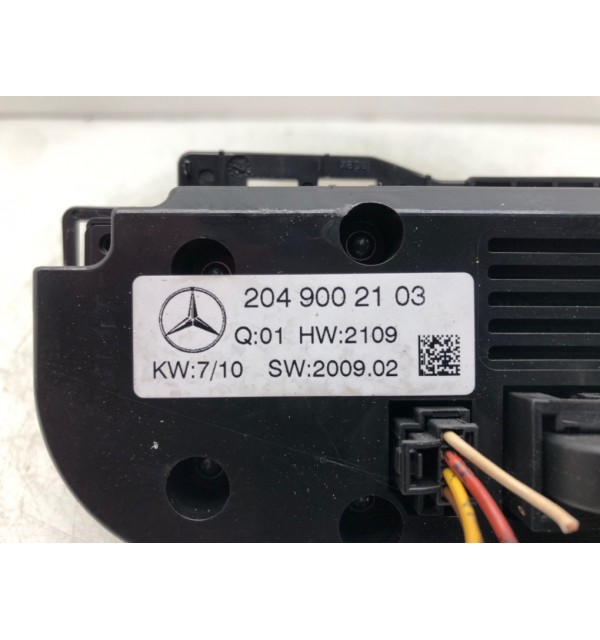 Блок управления печки/климат-контроля бу для Mercedes C W204 2.2 CDi,  2010 г. бу контрактные купить в Спб