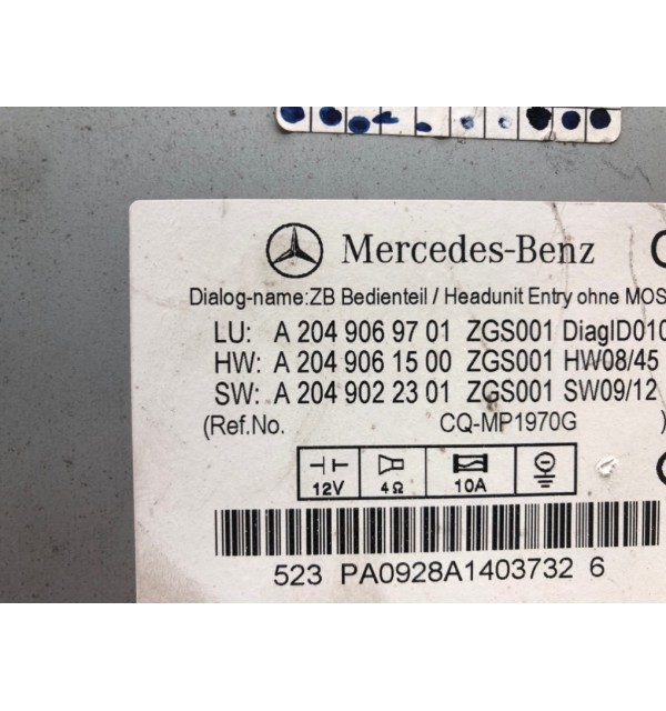 Магнитола бу для Mercedes C W204 2.2 CDi,  2010 г. бу контрактные купить в Спб