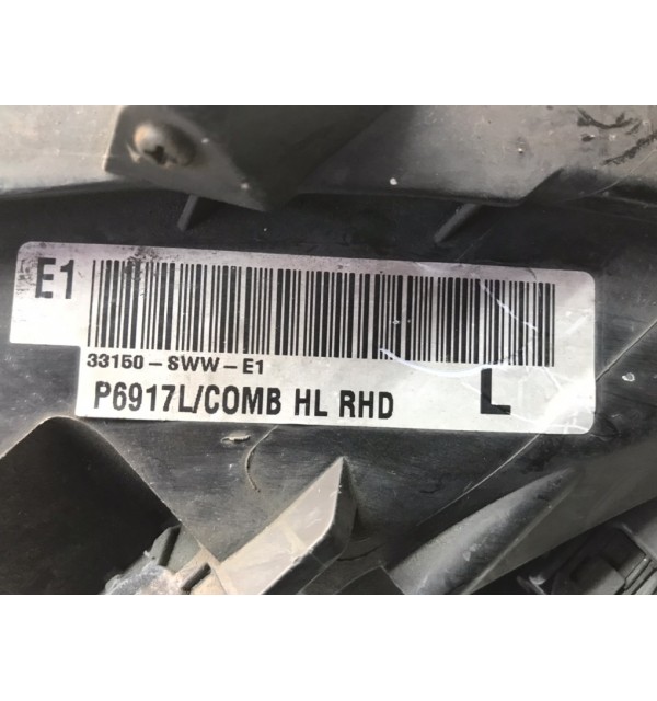 Фара левая бу для Honda CR-V  2.2 i-CTDi,  2010 г. бу контрактные купить в Спб