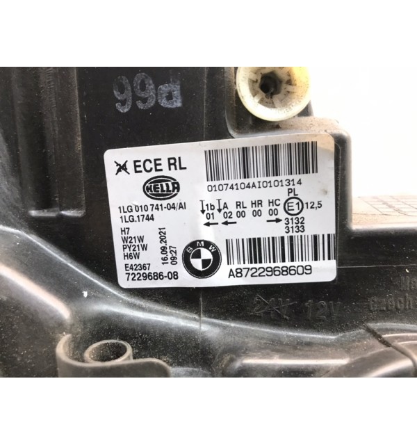 Фара правая бу для BMW 1 F20/F21 2.0 TD,  2011 г. бу контрактные купить в Спб