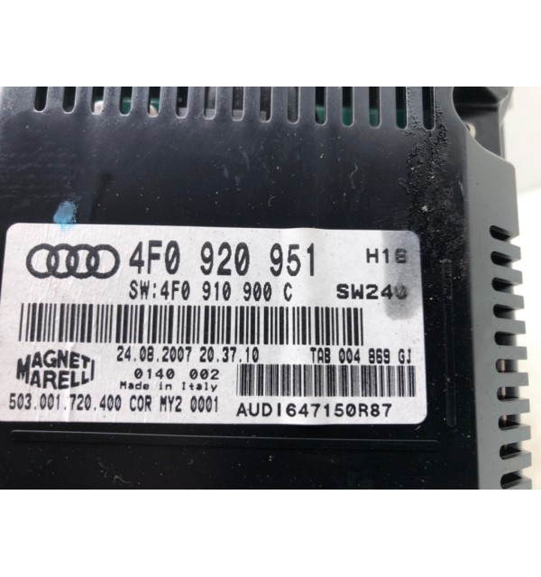 Щиток приборов (приборная панель) бу для Audi A6 C6 2.0 TDi,  2007 г. бу контрактные купить в Спб